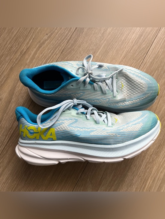 Hoka Other - Hoka One One Clifton 6 aqua blue trainers size 6.5MD
#running #trailrunning